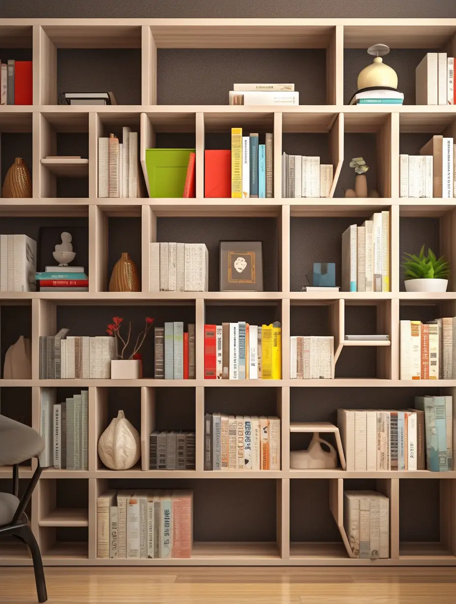 满墙书架不做玻璃柜门，落灰怎么办？图片_5