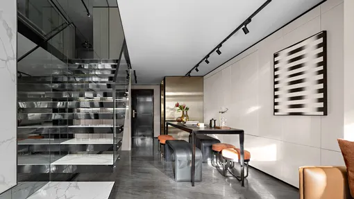 Z世代57㎡的“可变”极简LOFT公寓，任性切换3房两厅！