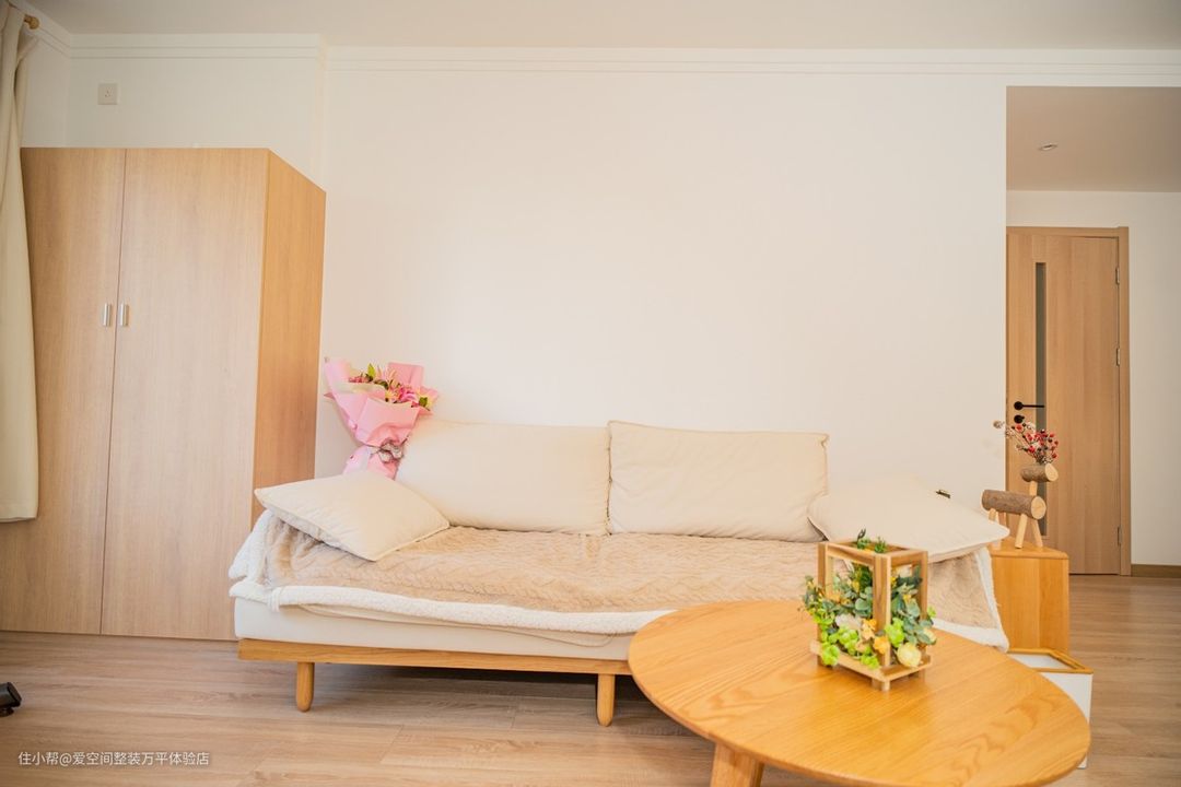 温润自然的原木风设计普通人暖心舒适的家(图1)