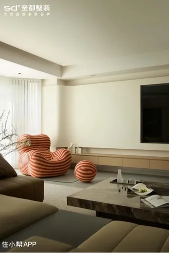 温暖幸福为主旋律，打造276㎡大平层婚房