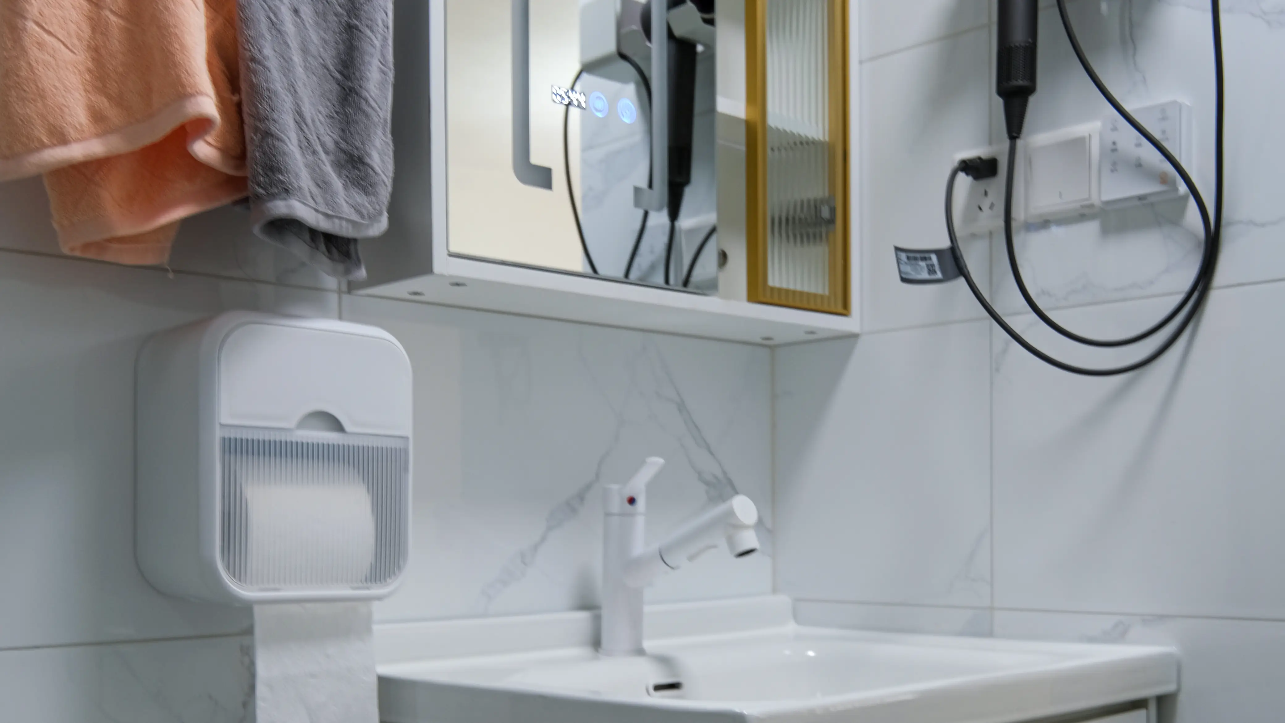 法式奶油风卫生间，将温柔刻进家里