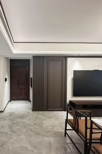 香榭兰庭中式实景︱132平四居变三居，扩容的不只是视觉