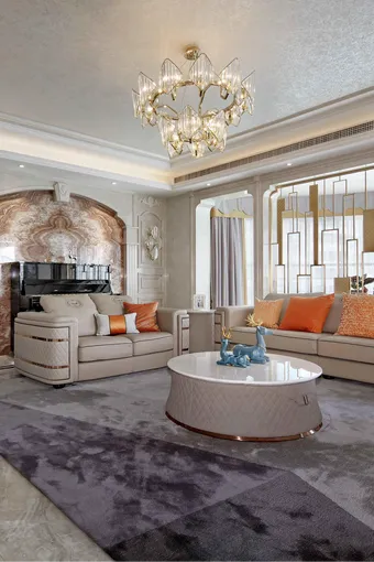 【实景】300㎡简欧豪宅，再现“盖茨比”式奢华