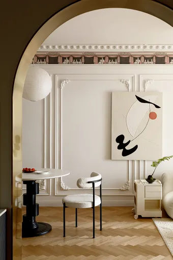 98㎡的浪漫邂逅：当法式优雅遇上侘寂之美~