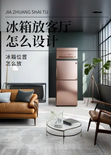 冰箱放客厅怎么设计？图片_0