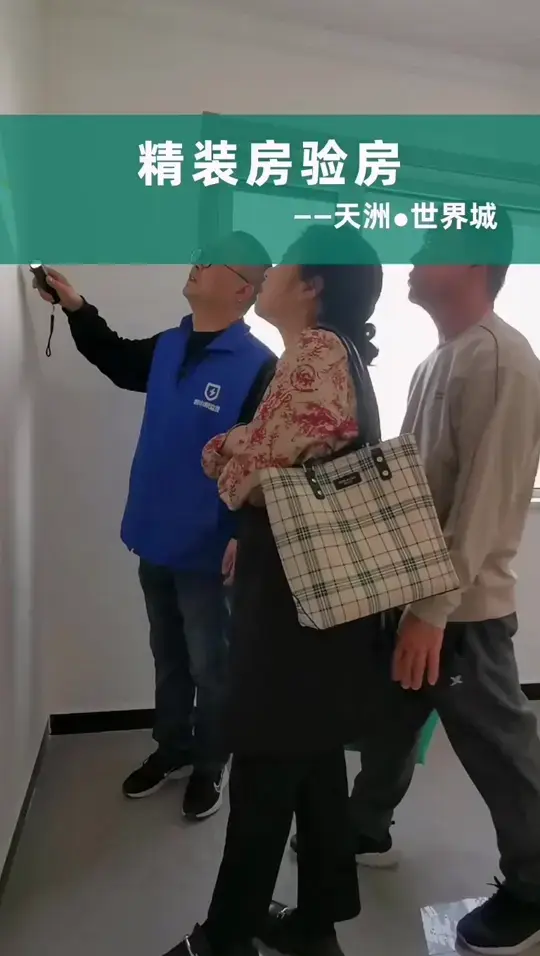 石家庄验房师天洲视界城精装房验房收房