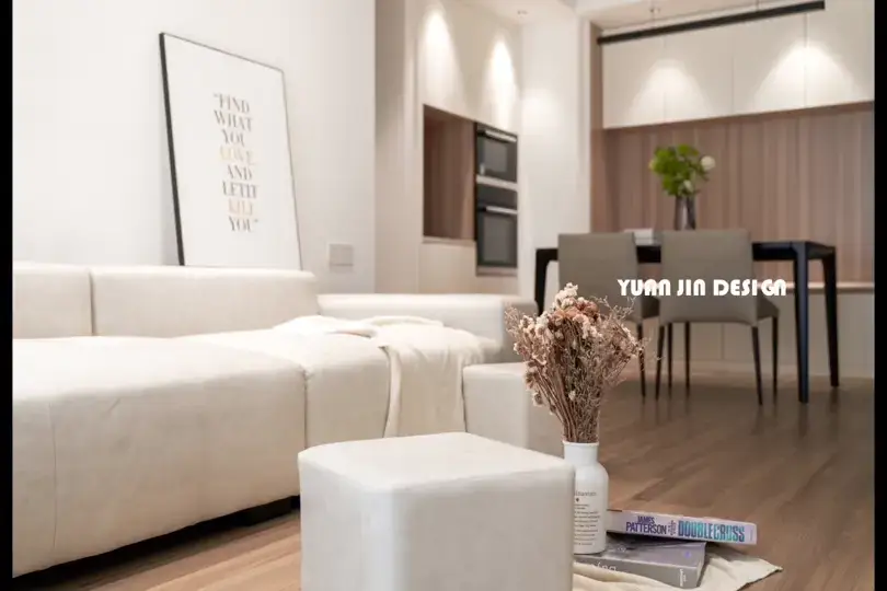 93m²小户型一定要尝试极简奶油风