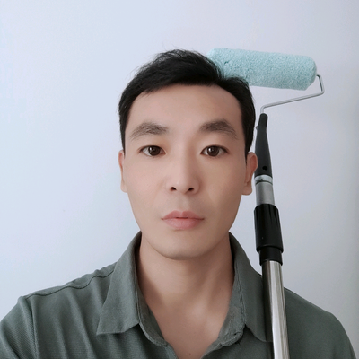 单县刮腻子刘师傅