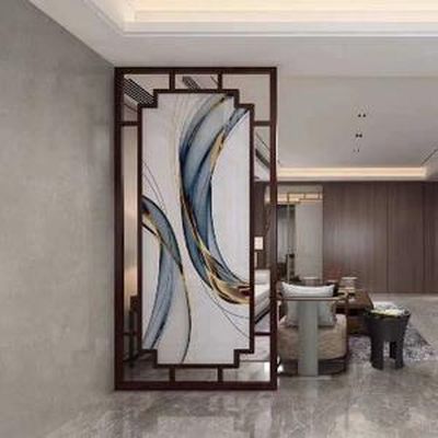 梵米雅实木屏风定制厂